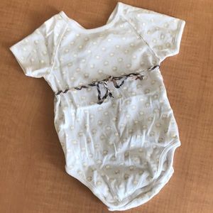 Never worn Burberry infant onesie